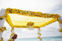 Lovely Indian wedding ceremony mandap decoration. Lovely Indian wedding ceremony mandap decoration.