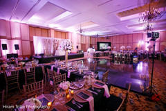 Majestic Indian wedding reception table setup and decor. Majestic Indian wedding reception table setup and decor.