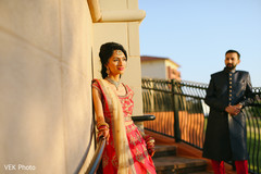 Indian groom looking at bride Indian groom looking at bride