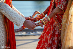 Heartwarming indian bride and groom's first look Heartwarming indian bride and groom's first look