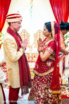 Adorable Indian bride and groom. Adorable Indian bride and groom.