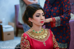Charming maharani getting ready for her big day. Charming maharani getting ready for her big day.