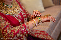 Charming maharani getting ready for her big day. Charming maharani getting ready for her big day.