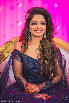 Gorgeous Indian bride's capture at wedding reception. Gorgeous Indian bride's capture at wedding reception.