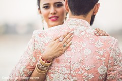 Indian bride and groom tender shot Indian bride and groom tender shot