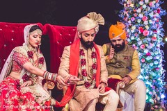 Indian lovebirds during wedding ritual Indian lovebirds during wedding ritual