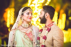 Lovely indian couple looking at each other Lovely indian couple looking at each other