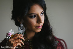 Beautiful indian bride getting ready. Beautiful indian bride getting ready.