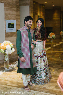 Indian couple at their event Indian couple at their event