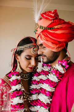 Maharani and Maharajah wedding portrait. Maharani and Maharajah wedding portrait.
