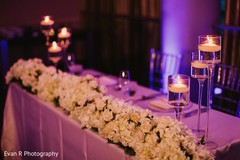 Delightful indian couple's reception table decor Delightful indian couple's reception table decor