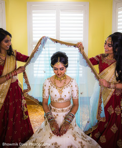 Indian bride with bridesmaids capture. Indian bride with bridesmaids capture.