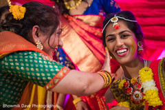 Indian bride getting the haldi paste on. Indian bride getting the haldi paste on.