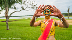 Indian bride on her haldi outfit portrait. Indian bride on her haldi outfit portrait.