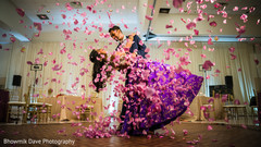 Indian lovebirds having their first dance. Indian lovebirds having their first dance.