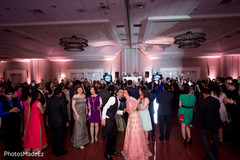 Indian wedding guests enjoying reception Indian wedding guests enjoying reception