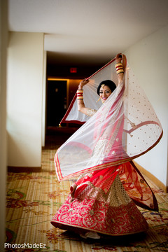 Indian bride getting ready Indian bride getting ready