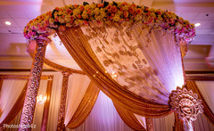 Glowing indian wedding stage Glowing indian wedding stage