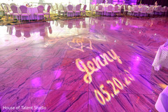 Splendid personalized Indian wedding dance floor. Splendid personalized Indian wedding dance floor.