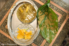 Closeup capture of pre-wedding haldi ceremony items. Closeup capture of pre-wedding haldi ceremony items.