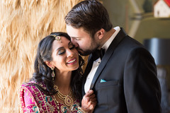 Indian bride and groom magical scene. Indian bride and groom magical scene.