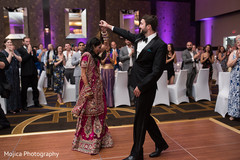 Indian lovebirds having their first dance. Indian lovebirds having their first dance.