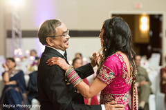 Father and daughter Indian wedding dance performance. Father and daughter Indian wedding dance performance.