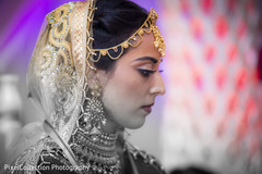 Indian bride at her wedding ceremony Indian bride at her wedding ceremony