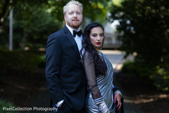 Lovely couple in their reception outfits Lovely couple in their reception outfits