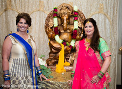 Indian wedding guests posing Indian wedding guests posing
