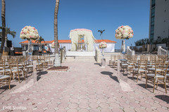 Stunning Indian ceremony wedding aisle. Stunning Indian ceremony wedding aisle.