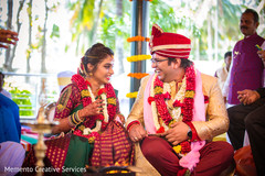 Sweet indian couple at their wedding ceremony. Sweet indian couple at their wedding ceremony.