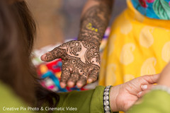 Indian bride mehndi session Indian bride mehndi session