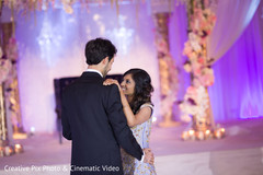 Indian lovebirds having their first dance. Indian lovebirds having their first dance.