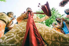 Indian groom during baraat celebration Indian groom during baraat celebration