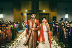 Indian bride's grand entrance Indian bride's grand entrance