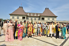 Joyful Indian wedding baraat procession. Joyful Indian wedding baraat procession.