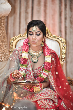 Maharani at her wedding ritual capture. Maharani at her wedding ritual capture.