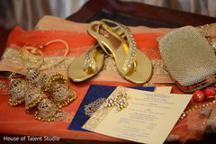Indian bridal ceremony shoes and accessories capture. Indian bridal ceremony shoes and accessories capture.
