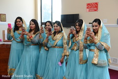 Joyful moment of Indian bridesmaids capture. Joyful moment of Indian bridesmaids capture.