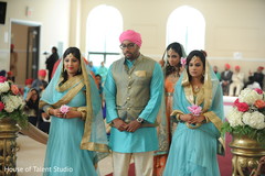 Indian bridesmaids and groomsmen portrait. Indian bridesmaids and groomsmen portrait.