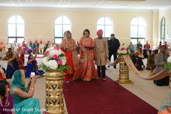 Indian bride's grand entrance. Indian bride's grand entrance.