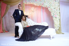 Glamorous Indian bride and groom wedding photoshoot. Glamorous Indian bride and groom wedding photoshoot.