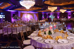 Elegant indian wedding reception table design. Elegant indian wedding reception table design.