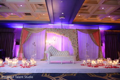 Astonishing Indian wedding reception stage decor. Astonishing Indian wedding reception stage decor.