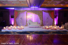 Wonderful Indian wedding reception stage decor. Wonderful Indian wedding reception stage decor.