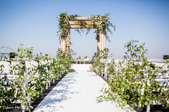 Stunning Indian wedding aisle flower decorations. Stunning Indian wedding aisle flower decorations.