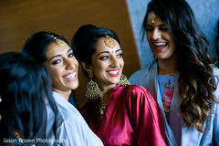 Indian bride with bridesmaids capture Indian bride with bridesmaids capture