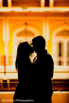 Indian bride and groom silhouette Indian bride and groom silhouette