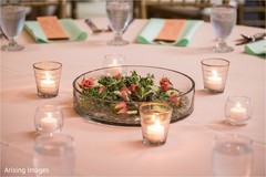 Lovely Indian mehndi table roses decor. Lovely Indian mehndi table roses decor.